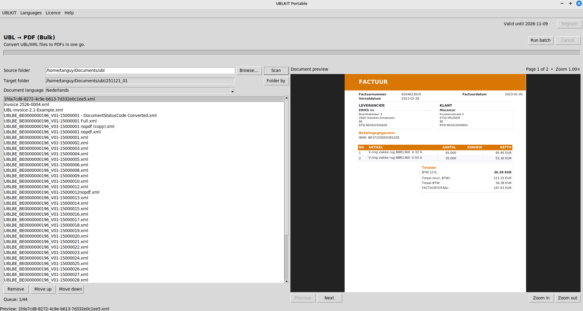 PDF-factuurvoorbeeld